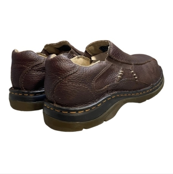 Men\'s Dr. Martens Mawgan Slip-on Comfort Leather Loafers Size 9 Brown AW004 EUC main image 5